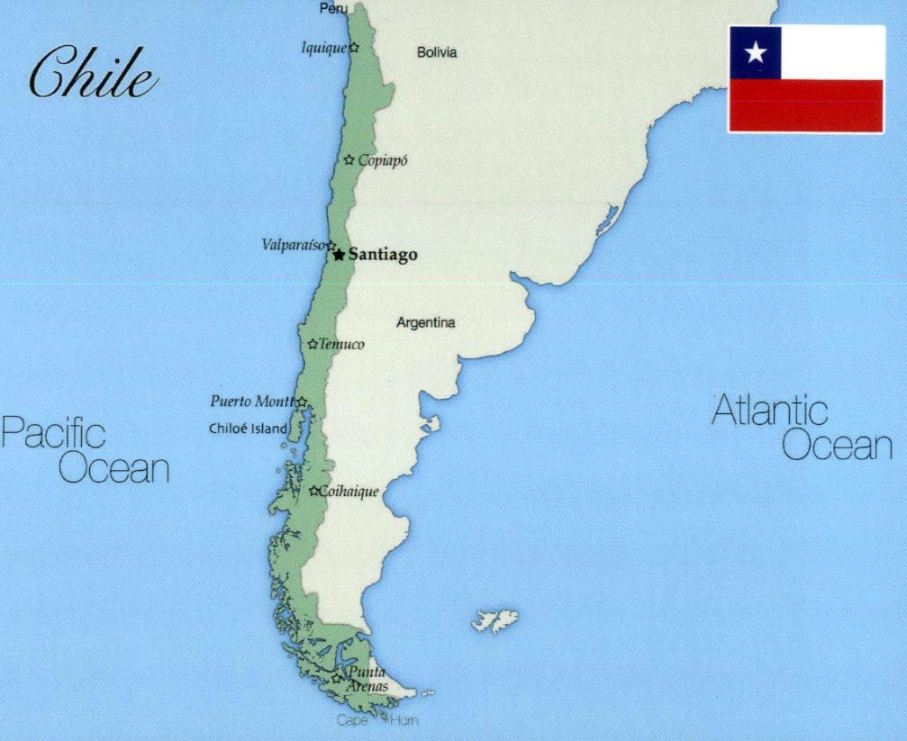 চিলি iquique মানচিত্র